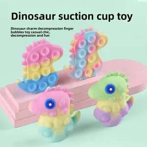 New Silicone Rat Control Pioneer Decompression Ball Cartoon Toy Silicone Dinosaur Pinch Music Vent Ball Pinch Music