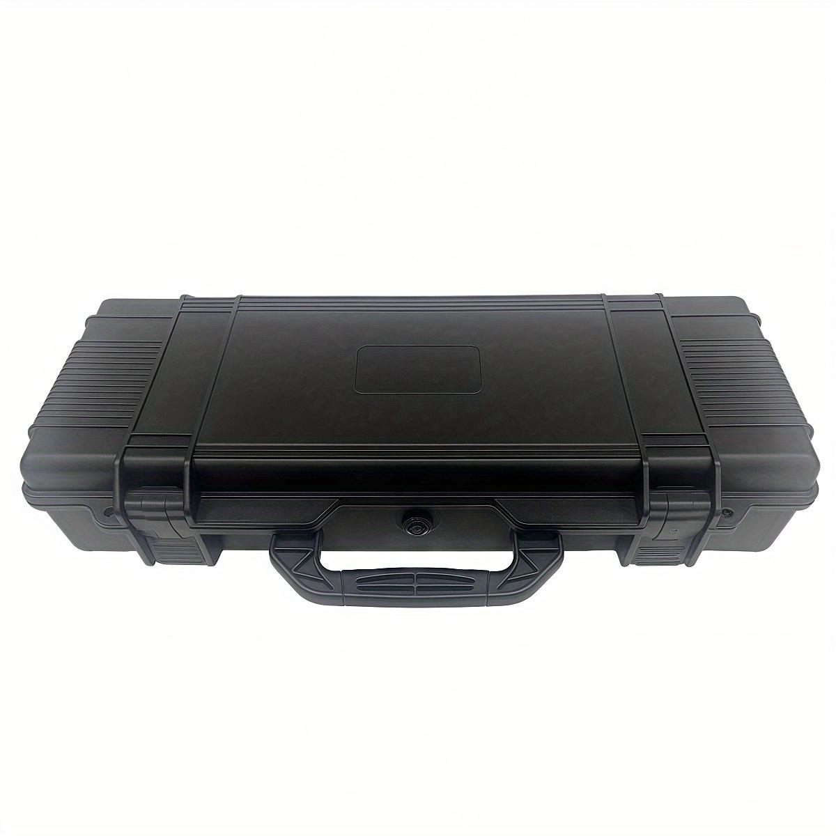 Waterproof Hard Shell Toolbox, Durable Outdoor Storage Case, Camera Sealed Safety Instrument Box with Sponge, Portable Protective Organizer