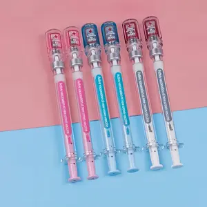 Injection Syringe Design Ballpoint Pen, Realistic Plastic Replica, Medical Role Play, Vaccine Education, Office School Gift