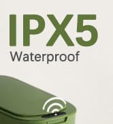 Glass Qtip Holder Dispenser - 10 oz Clear Canister Apothecary Jar, Bathroom Vanity Storage Organizer Set for Cotton Swabs, Pads, Floss Picks, Small Contain