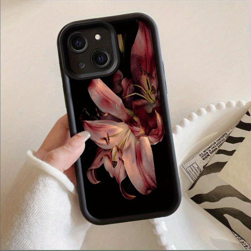 Phone case:  Lily Pattern TPU Case for iPhone17 16 PRO MAX,15 iPhone 14/13 Pro Max/12/11/X/XR/XS MAX, Plus Durable Four-Corner Shockproof Full Coverage High Aesthetic