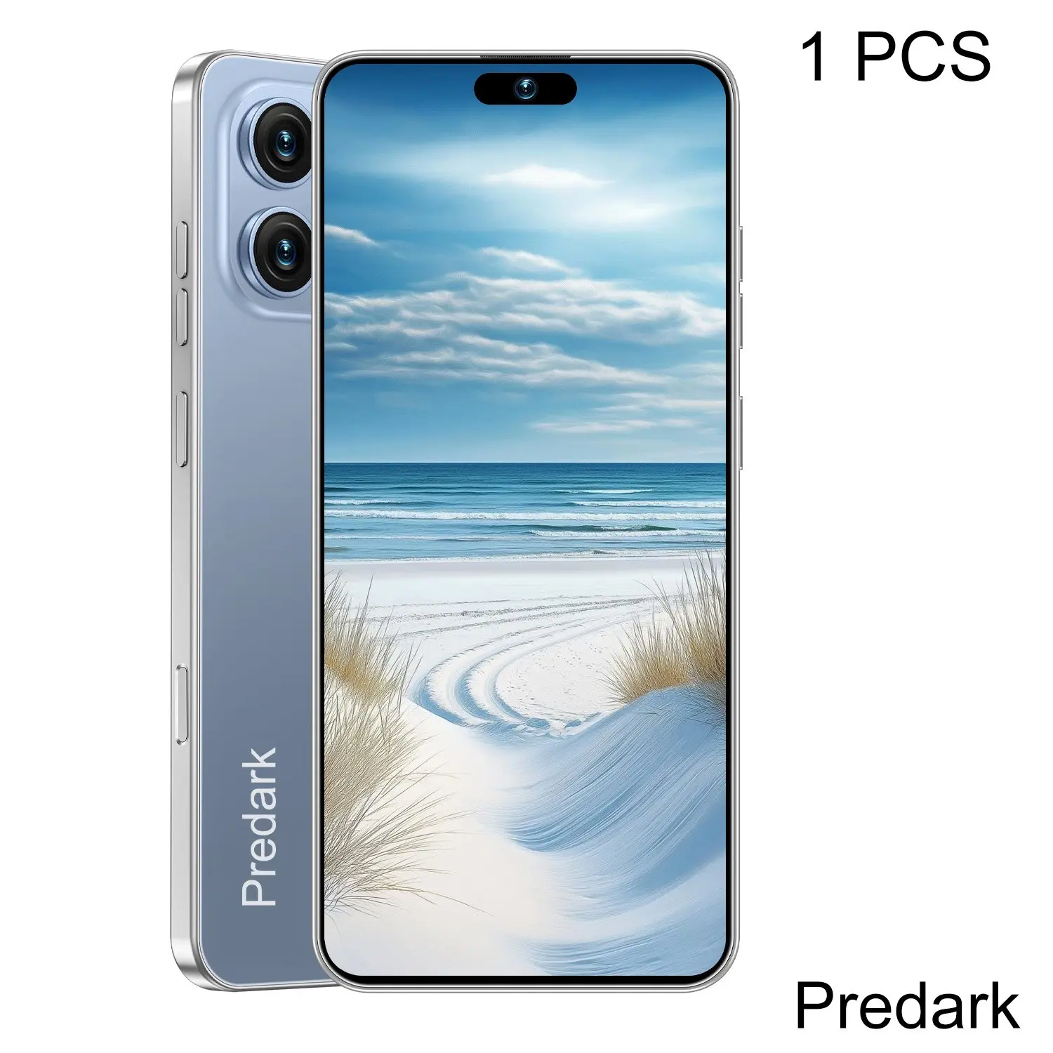 Predark 6.93 Inch Large Screen Phone, Android Mobile Smartphone, 5000mah Battery, 6+64g Expandable, Dual Camera, Octa-Core Processor, Android 12, 4g Dual Sim