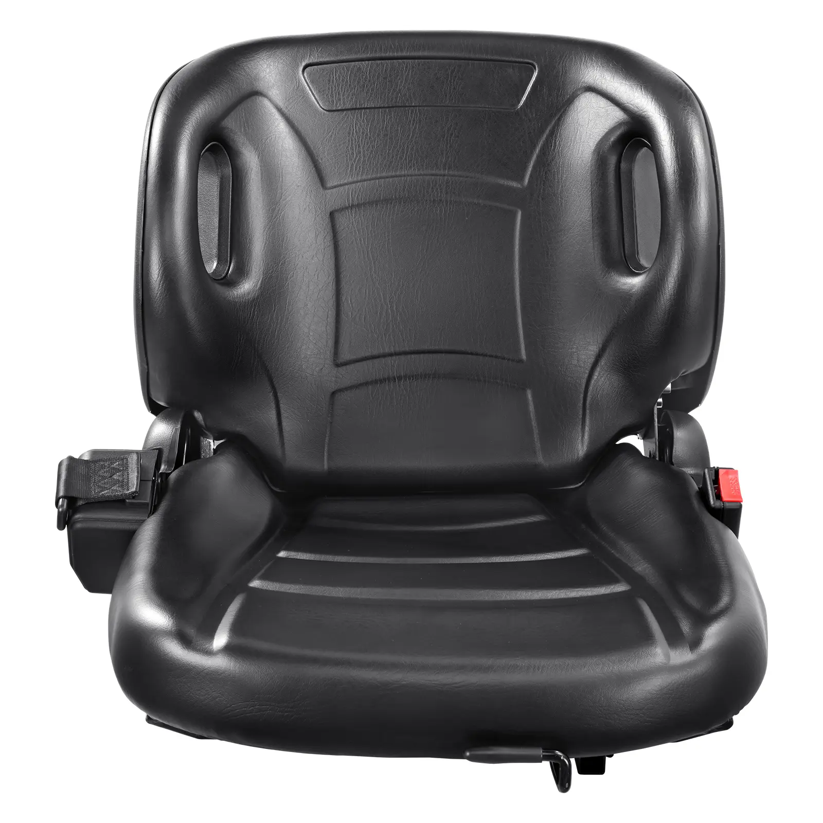 Universal Forklift Seat, Tractor Seat with Adjustable Angle Back, Micro Switch and Seatbelt, Wrap-around Forklift Seat for Tractor Loader Excavator