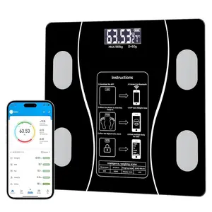 Intelligent Body Fat Scale, a Simple and Practical Digital Scale That can be Connected to a Mobile Digital Bathroom Scale to Display BMI, Body Fat, Muscle Mass, and Durable Weight Scale