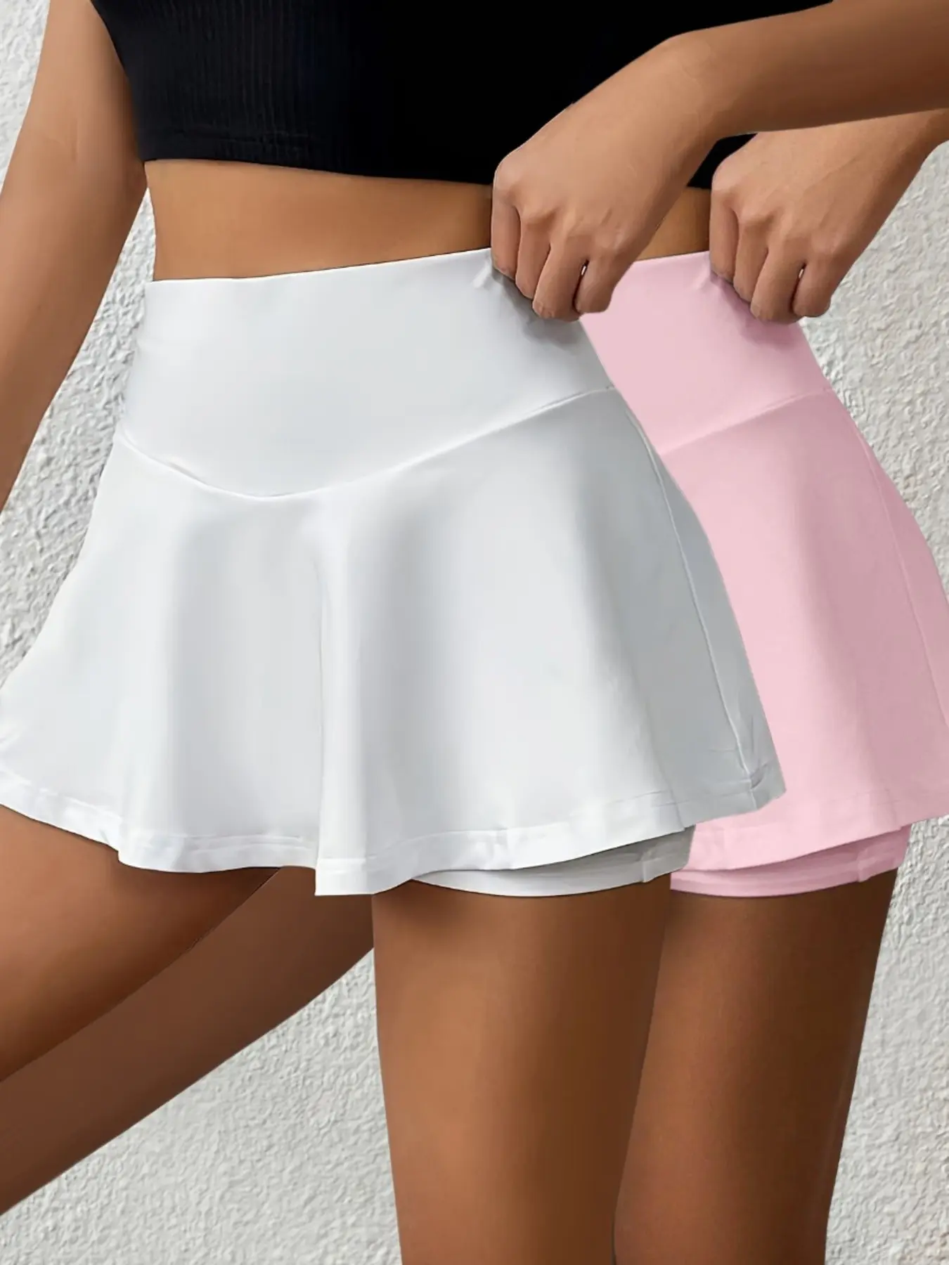 Lw Softvibe Basic Soft Classic Casual Sports Skirt Pants, Safety Pant, Perfect for Sports and Home Use, Comfortable and Versatile
