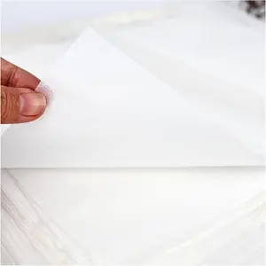 100 Sheets Luminous White Gampi Rice Paper, 13.8x16.5”, Handmade Translucent Cicada Wing Art Paper, Strong & Smooth Thin Fiber for Botanical Tracing, Calligraphy, Decoupage and Wedding Crafts