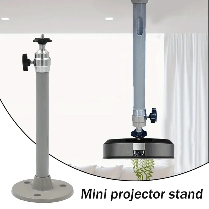 Universal Mini Projector Mount - Adjustable Angle, Ceiling Mount Projector Bracket, Suitable for Mini Projectors, Projector Accessories, Projector Stand