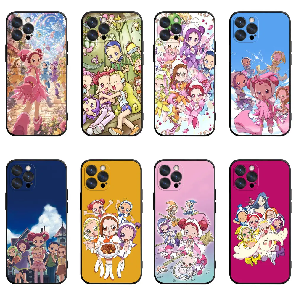 Ojamajo Doremi Phone Case, Four-Corner Shockproof Lens Bumper Cover Compatible With iPhone 11/12/13/14/15/16/17 & Samsung Galaxy S23/S24/S25/S26
