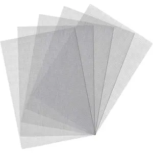 5 count Welding Mesh Reinforcing Stainless Steel Wire Mesh Screen for Thermoplastic Repairs  Plastic Wire Mesh Plastic Weld Kit for Plastic Welding  Repairing, 5.9 x 7.9inch