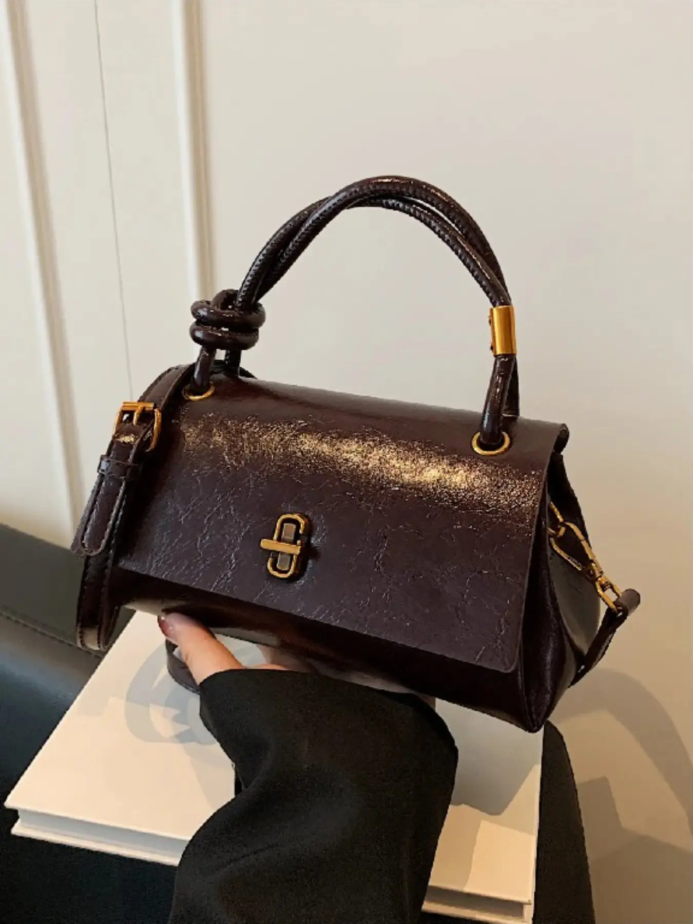 Women's Small Satchel Bag, Casual Flip Cover Clutch for Shopping & Commuting, Crossbody Shoulder Bag, Classic Flap Shoulder, Fashion Bags, Crossbody Shoulder Handbag, Crossbody Shoulder Purses