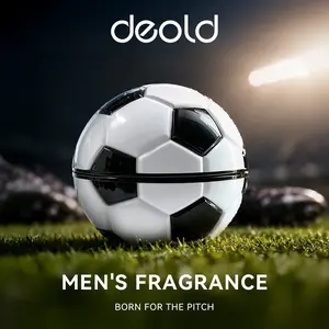 100ML Football Shaped Perfume, Aquatic Woody Men's Fragrance, Oriental Floral Women's Scent, Soccer Bottle Design, Fan Collectible Gift