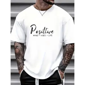 Positive Vibes Family Style 180G T-Shirt for Summer - Perfect Gift for Memorial Day And Team Building Activities