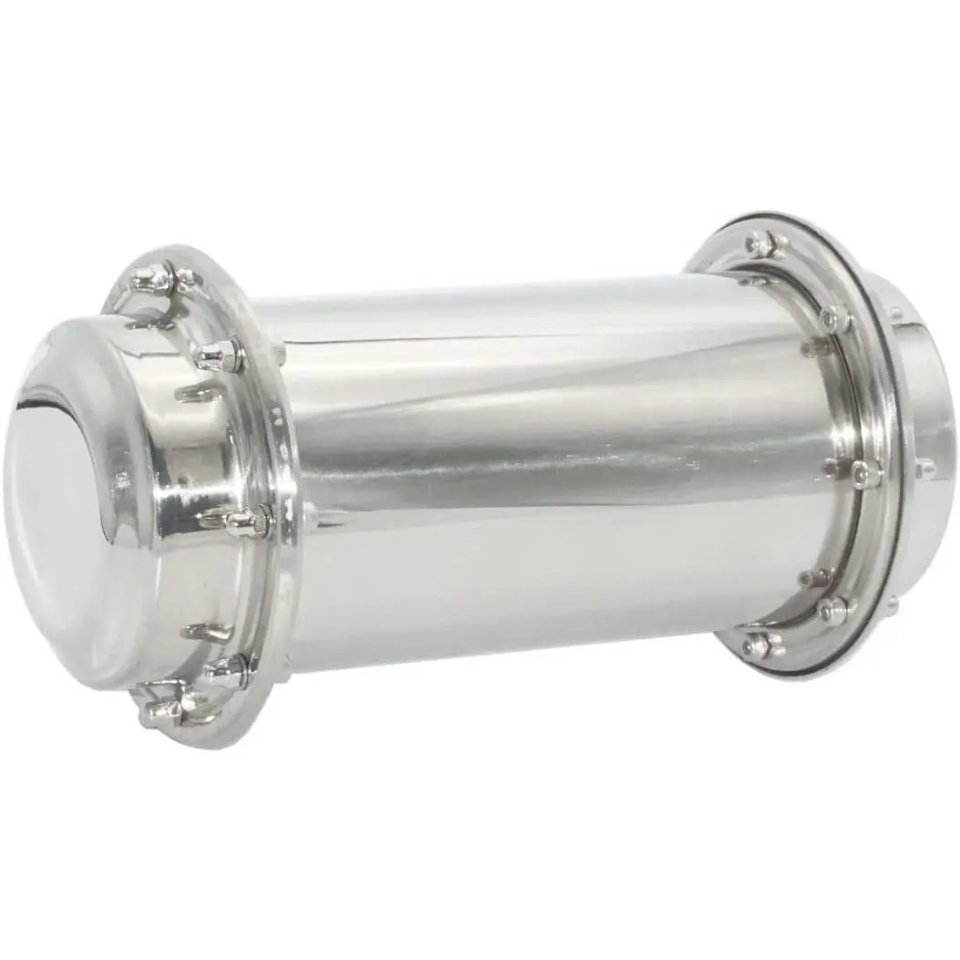 Time Capsule Anti-Corrosion Waterproof Stainless Steel Capsule Container Durable Lock Container for Future Graduation Gift (10.2 Inch)