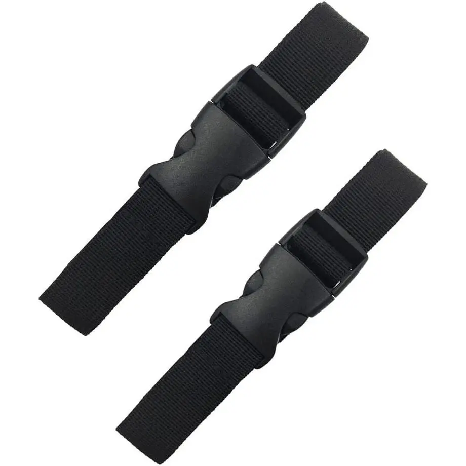 2-Pack 13  Nylon Straps with Quick Release Buckle, 1-Inch Wide Adjustable Utility Lashing Straps for  Roof Rack, , Mattress, Camping Gear, Moving, Storage, General Securing
