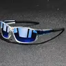 Latest model square sports glasses, Sporty Eyewear, provide multiple color options,transparent splicing frame collocation rubber nose pad,summer beach vacation fashion accessories,suitable for both men and women trendy glasses