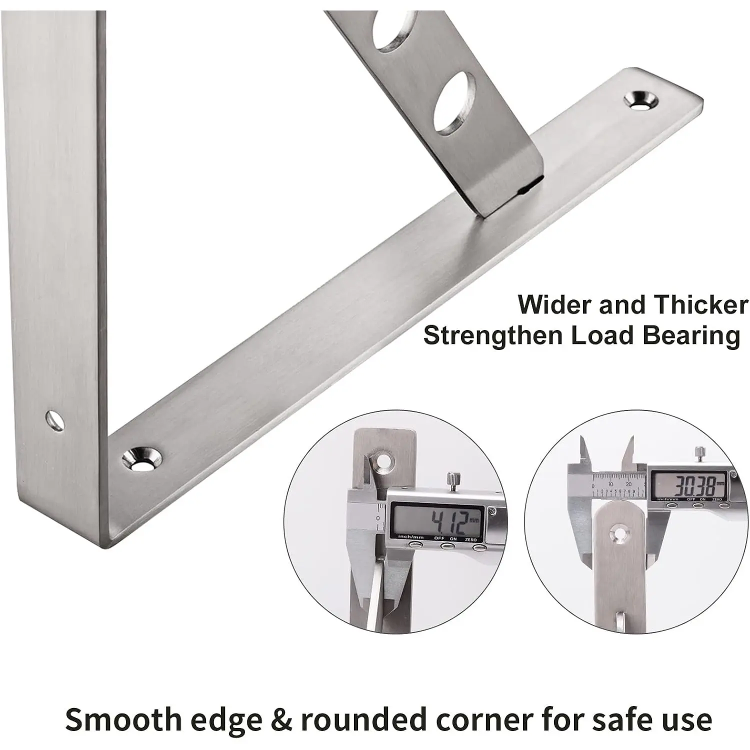 Inch Shelf Bracket, Heavy Duty L Bracket, 2 Pack