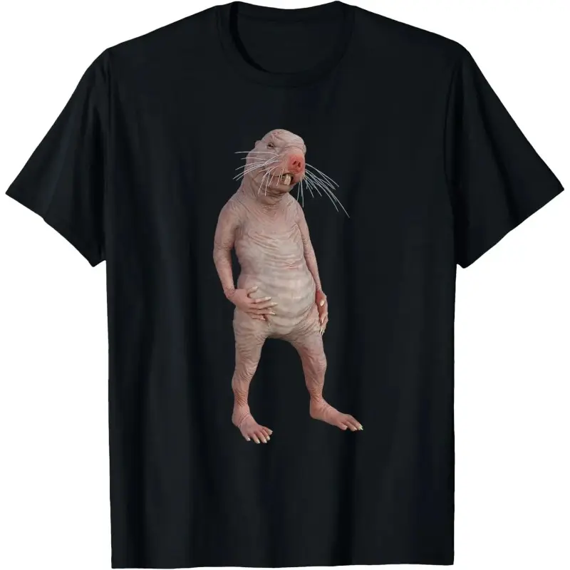 Live Weird Funny Naked Mole Rat Strange Animal T-Shirt