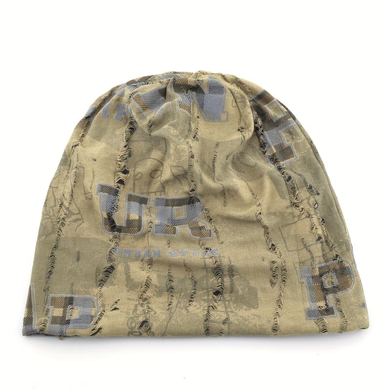 Unisex Lightweight Knitted Beanie Hat, Slouchy Skull Cap for Men and Women, White and Black Color Options SpringStatements