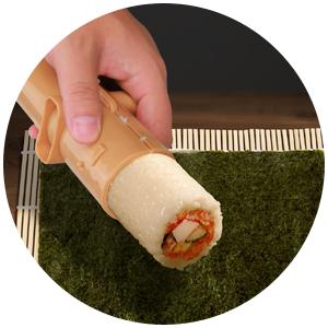 Sushi Making Kit,1 Bamboo Sushi Mat,1 Rice Bazooka, 5 Pairs of Chopsticks, 2 chopsticks holder,1 Paddle, 1 Spreader, ideal gift for Sushi making Beginner