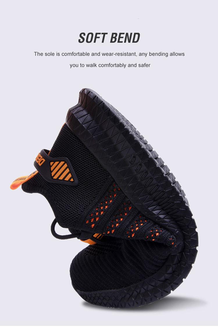 Men's and Women's Work Safety Shoes, Steel Toe Anti Smashing Boots, Breathable Mesh Adult Comfortable Anti Stab Sports Shoes