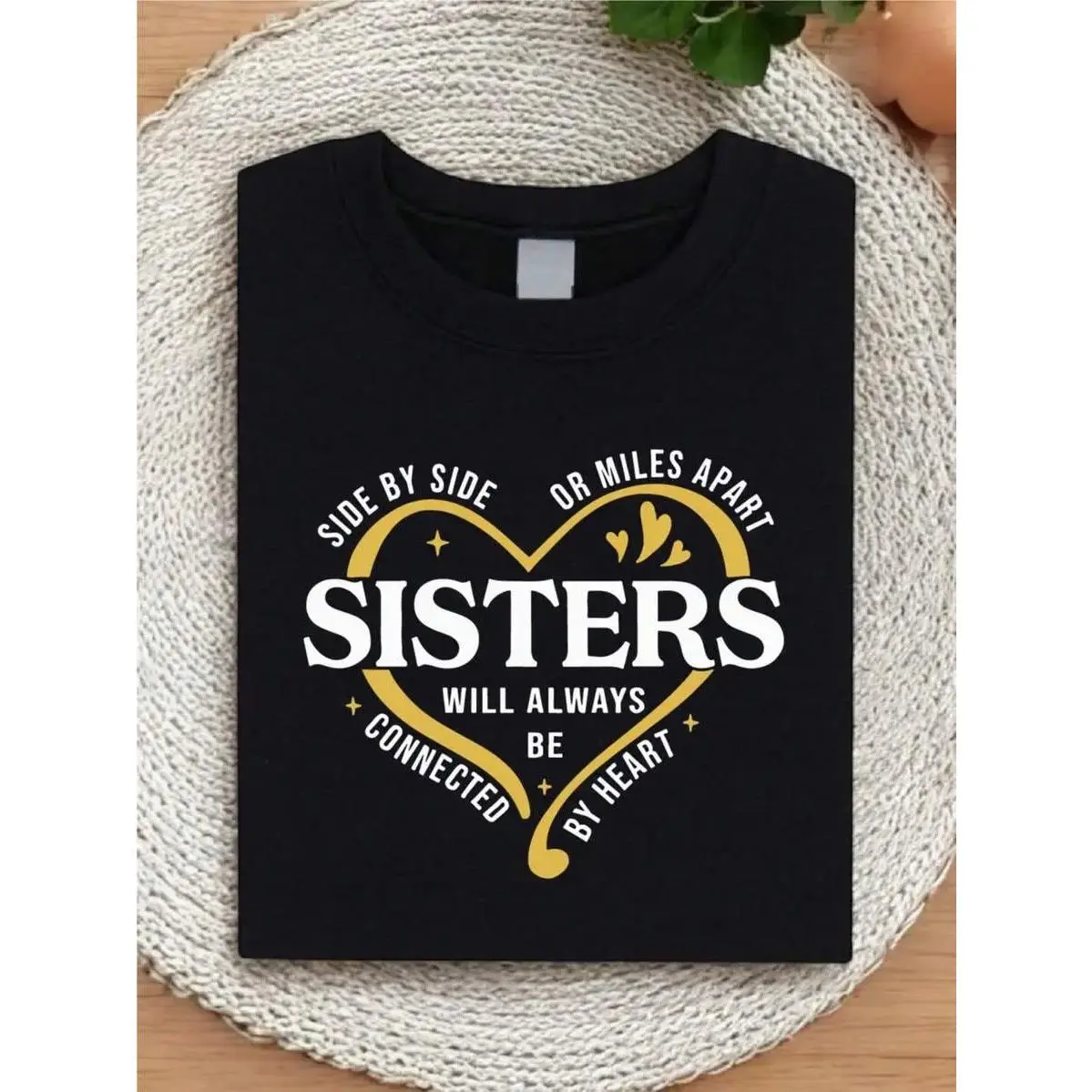 Side By Side Or Miles Apart Sisters T-Shirt, Sister Trip 2026 Shirt, Sister Vacation Matching Outfit, Weekend Trip Shirts For Sisters, Matching Sisters Shirt.