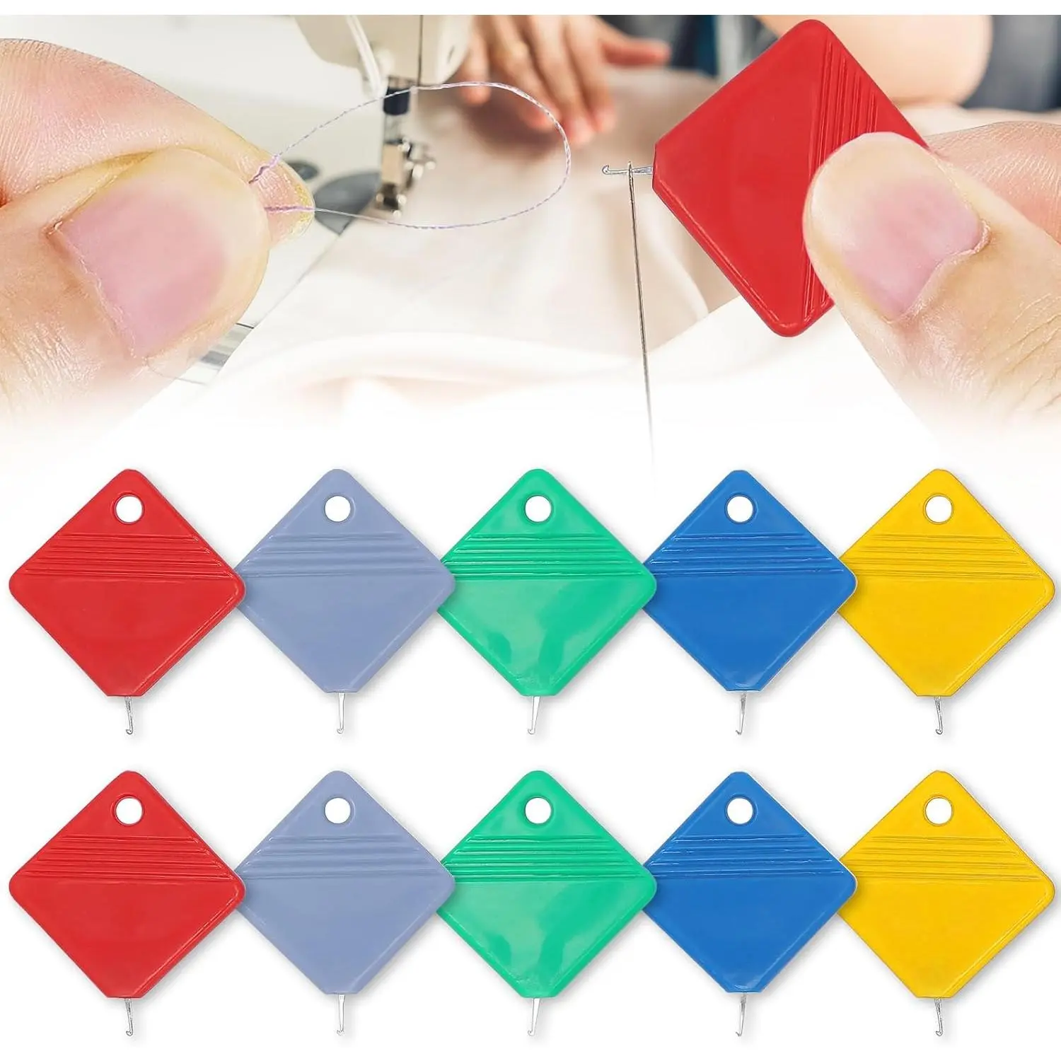 Threader 10 Pack – Automatic Hand Sewing  Threader for Small Eye , Easy Threading Tool