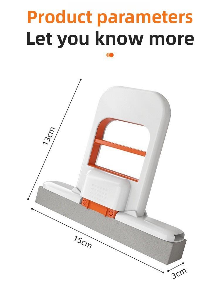 Mini Handheld Sponge Mop, Super Absorbent Portable Cleaner for Home Desktop, Bathroom & Kitchen, No Hand Wash Lazy Design, Compact Gadget for Quick Table Wipe & Small Space Daily Cleaning