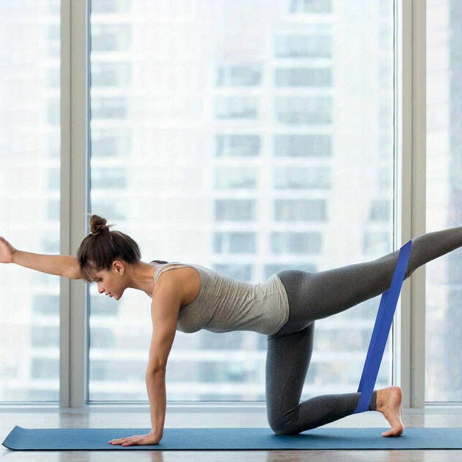 Gradient Resistance Band Silicone Elastic Band Fitness Bicep Squat Exercise Stretching Band Yoga Pull-Up Band