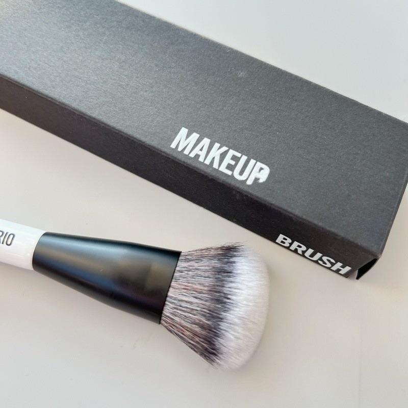 F4 Dual-Ended Foundation Face Brush Double-ended Powder Blush Contour and Eyeshadow Concealer Makeup Brushes