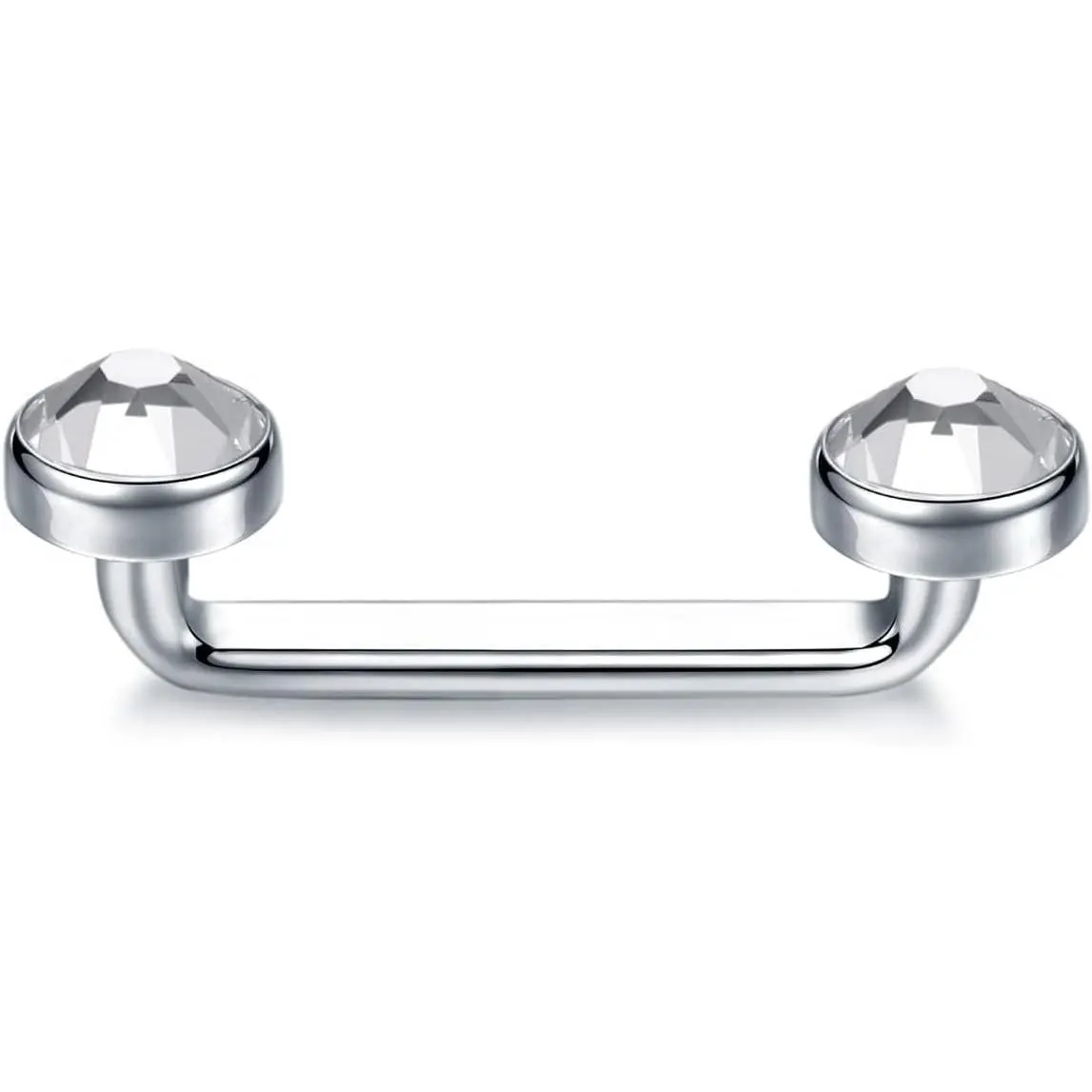 Titanium Surface Tragus   Staple Bar   Dermal  Surface   14G 10mm 12mm 14mm 16mm 18mm 20mm