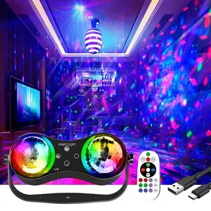 LED Mini Laser Light, Multicolor Flash Stage Lamp, Disco Ktv Atmosphere Light, Starry Sky Projector, Party Lighting Effects