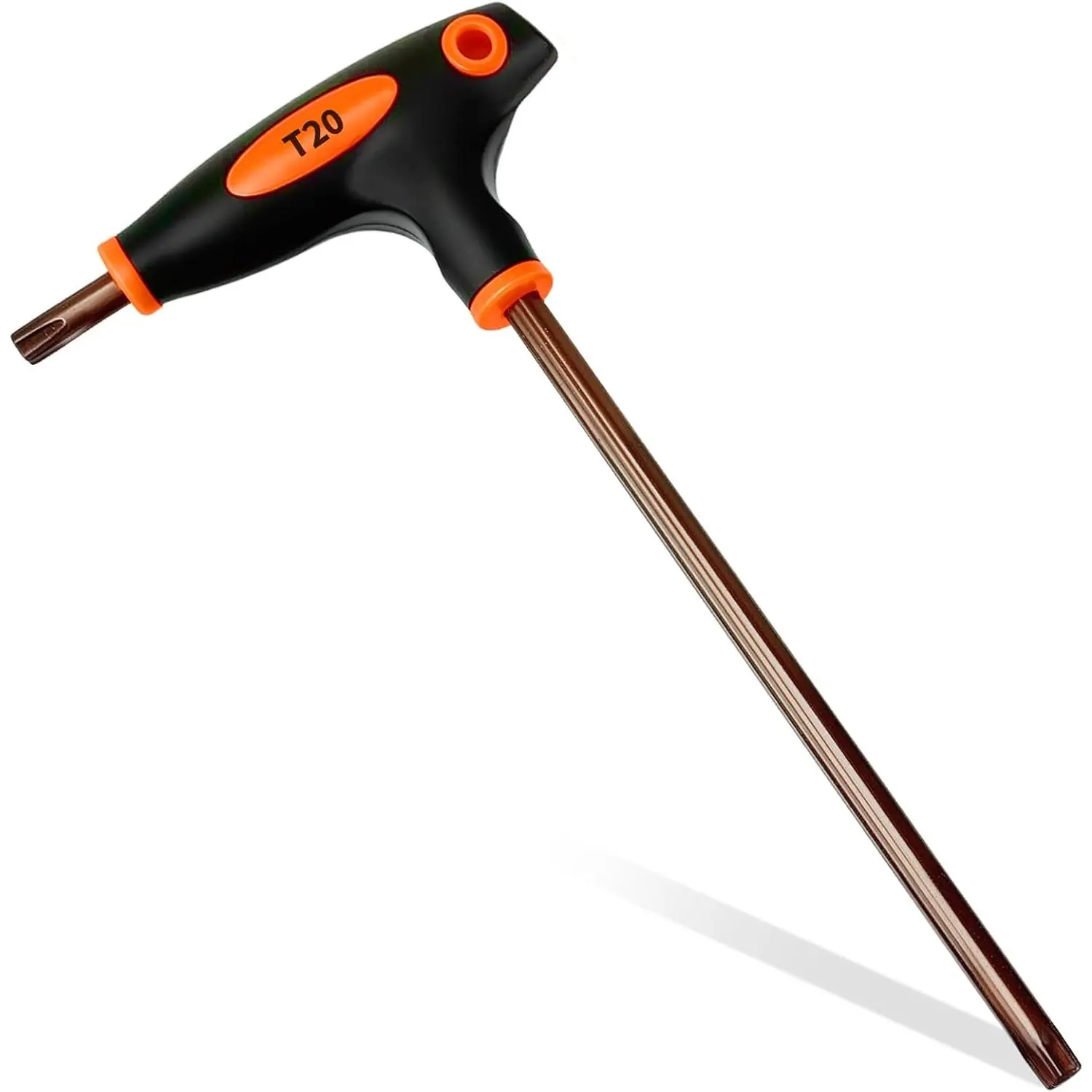 T20 Torx , Anti Tamper Proof Torx Key, S2 Steel T-Handle  End Wrench for  Repair and Mechanical Maintenance