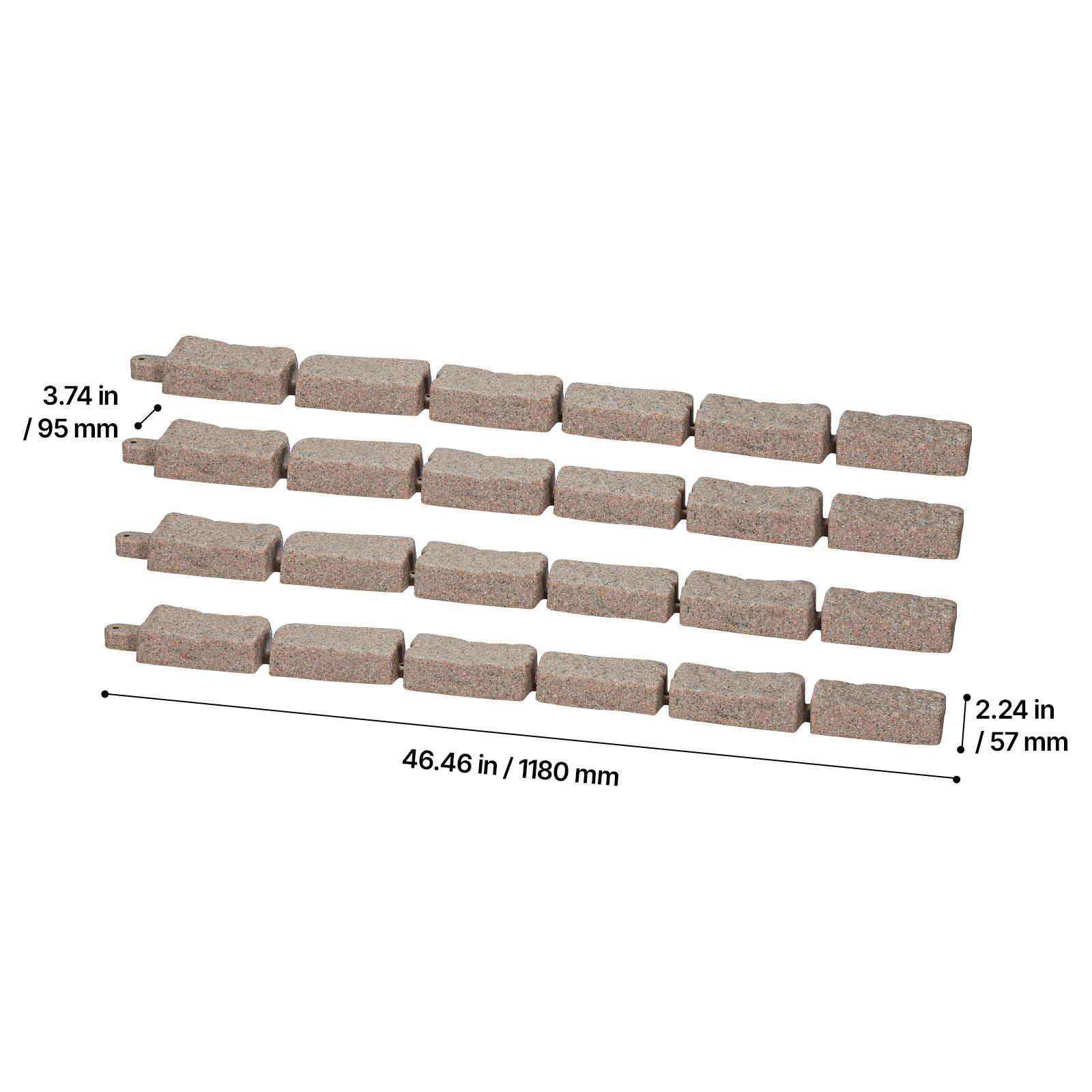 VEVOR Imitation Stone Landscape Lawn Edging Border Fade-Free No Digging Required Small/Medium/Large Beige/Sandstone Grey/Brown Heavy Duty Ballistic Nylon Tool Bag Luminous Resin Christmas Music Box Ornament Carpenter Belt with Suspenders removable zipper