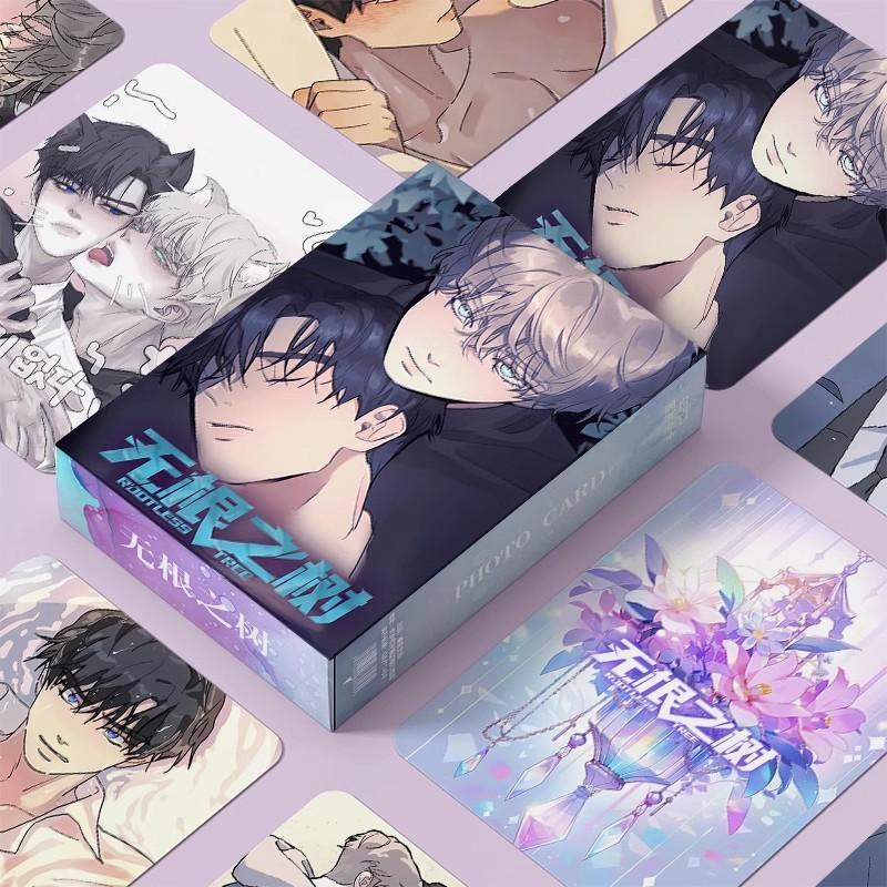 New Korean Comic Set Magic Spell Laser Lomo Card Manga Characters 3 Inches Photo Card Fans Collection Cards