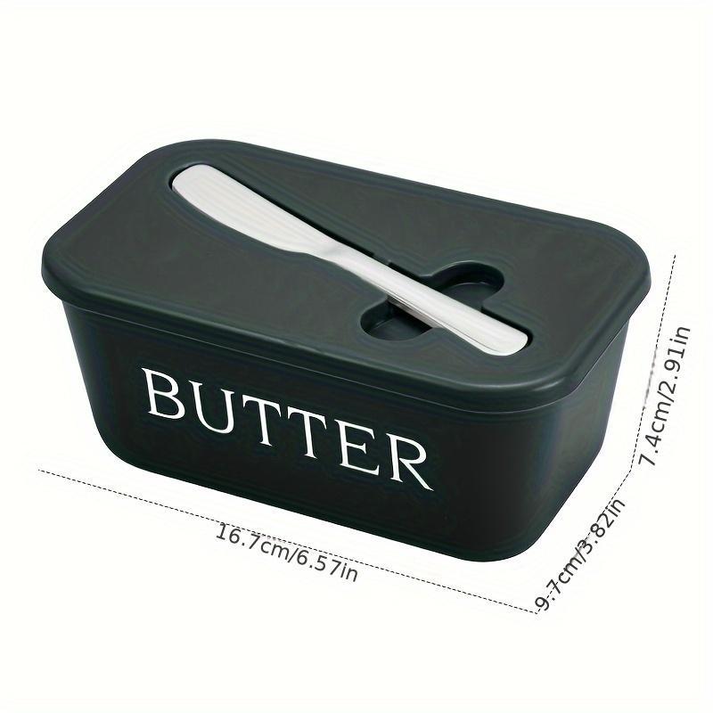 PP Butter Box and Butter Knife Set for Hotel Home Restaurant Butter Plate Food Grade Convenient Multi-purpose Box Serving Plate Butter Plate