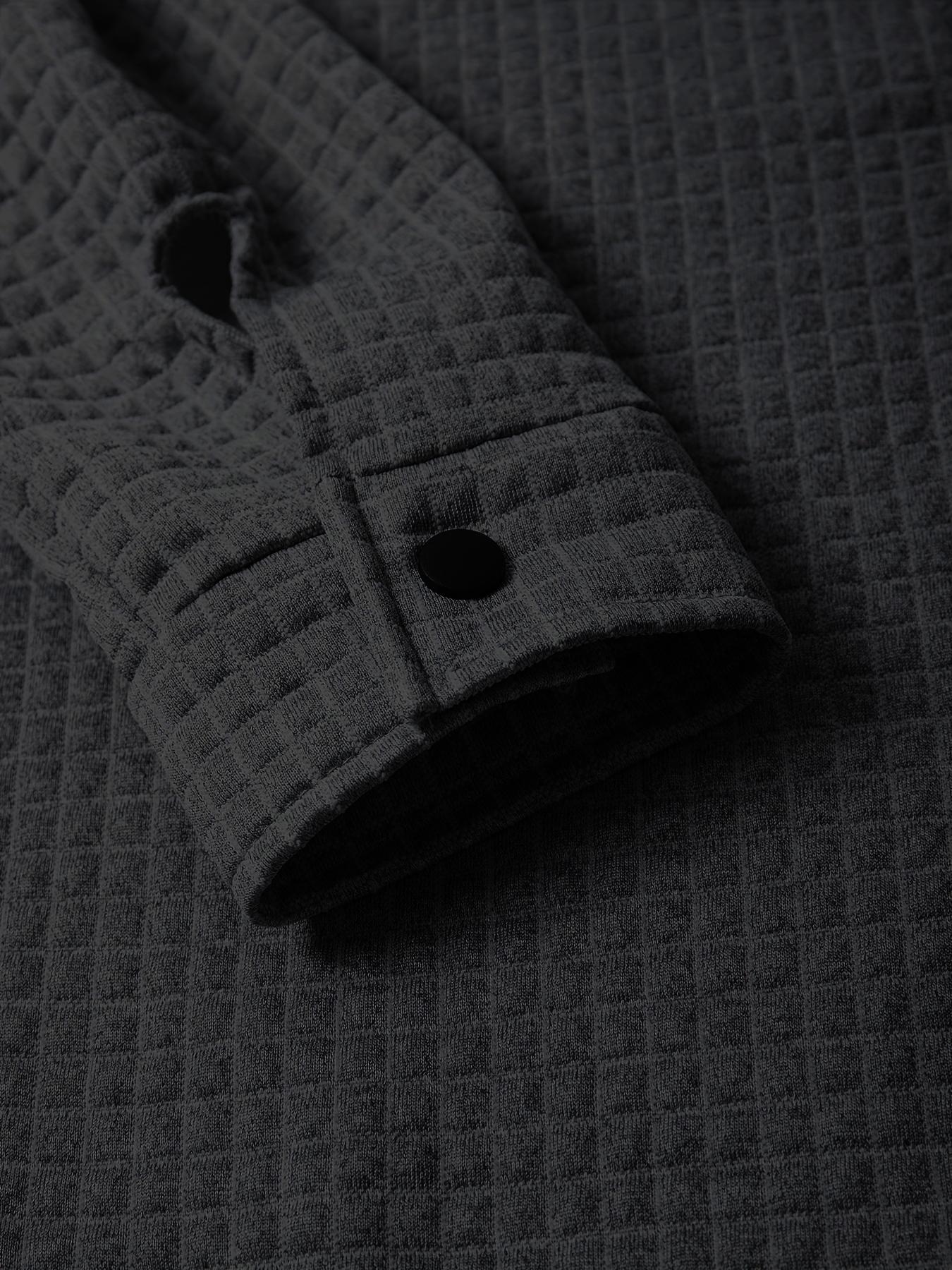 Men's autumn and winter lapel casual fashion long-sleeved shirt jacket, versatile daily men's long-sleeved jacket, classic men's clothing, tops