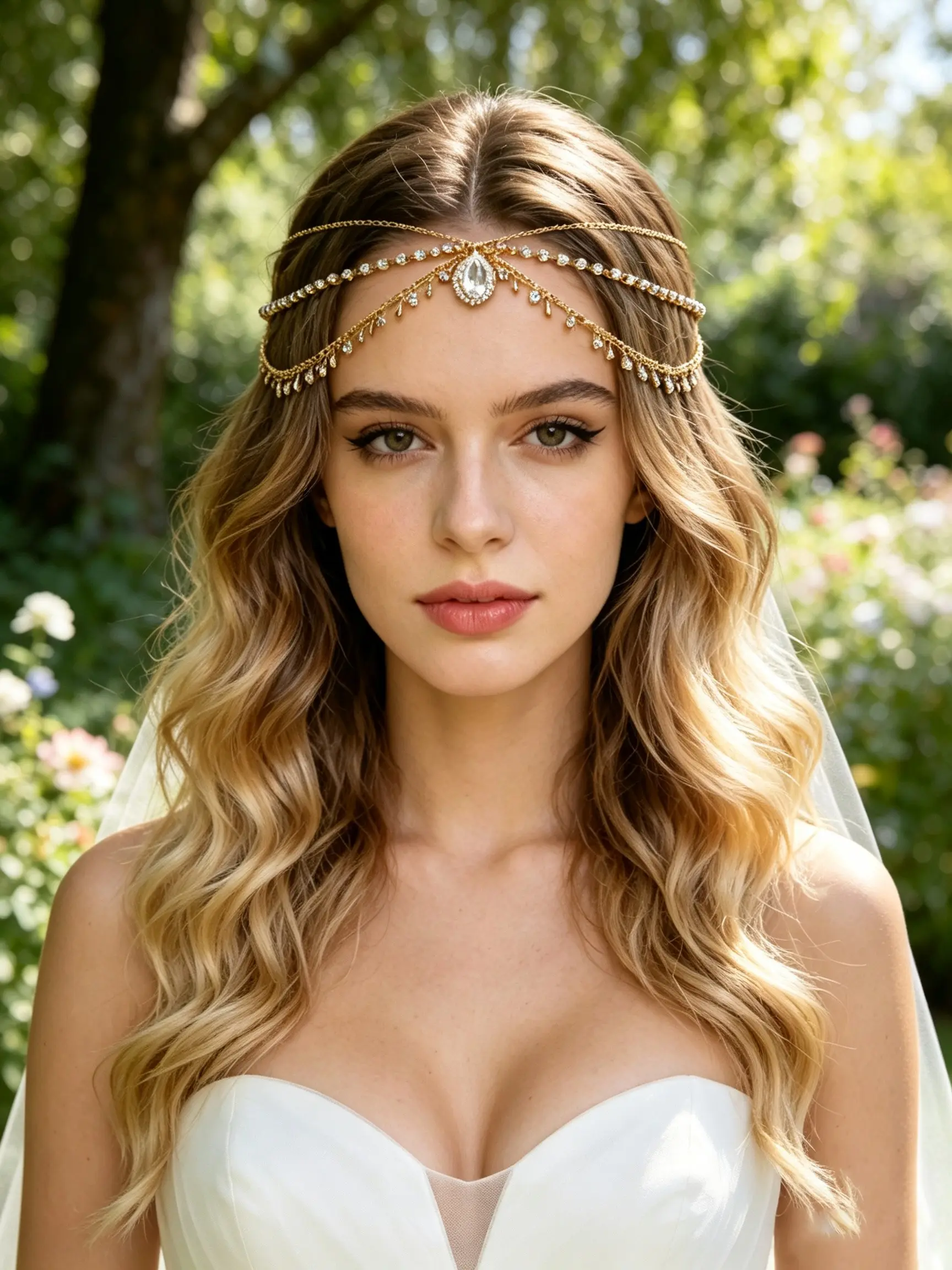 1pc Boho Hair Chain, Head Chain, All Seasons Accessory, Alloy Material, Perfect for Weddings, Daily Wear, Festive Gifts, Memorial Day Presents