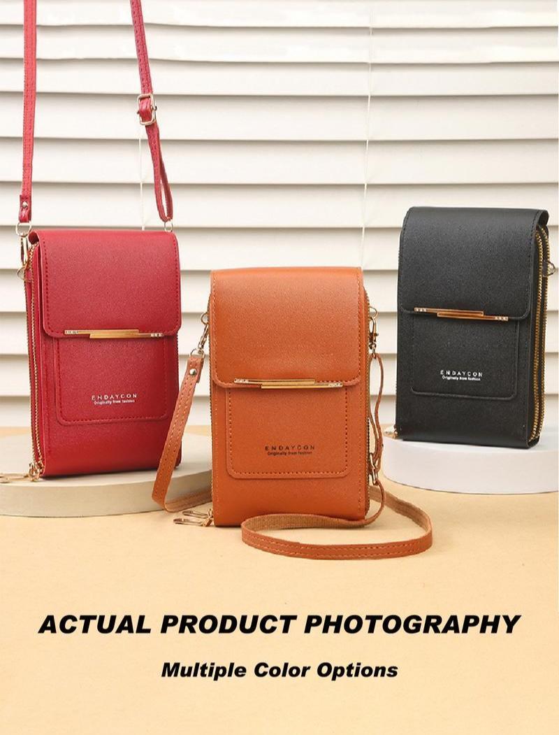 2026 Trendy Minimalist Elegant Women's Touchscreen Crossbody Phone Wallet - Multi-Card Slots & Coin Pouch | Adjustable Strap Water-Resistant | Shopping/Travel Multiple Colors Must-Have 2026 Trendy Minimalist Elegant Women's Touchscreen Crossbody Phone Wallet - Multi-Card Slots & Coin Pouch | Adjustable Strap Water-Resistant | Shopping/Travel Multiple Colors Must-Have