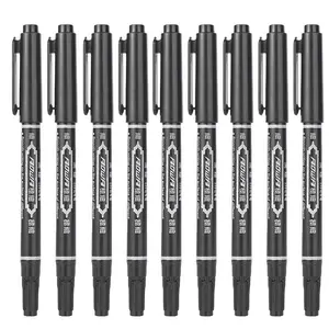 Oil-Based Dual-Ended Fine Line Pen, Ultra-Fine Dual-Head Drawing Marker, Model Sketching Tool, Precision Artistic Liner