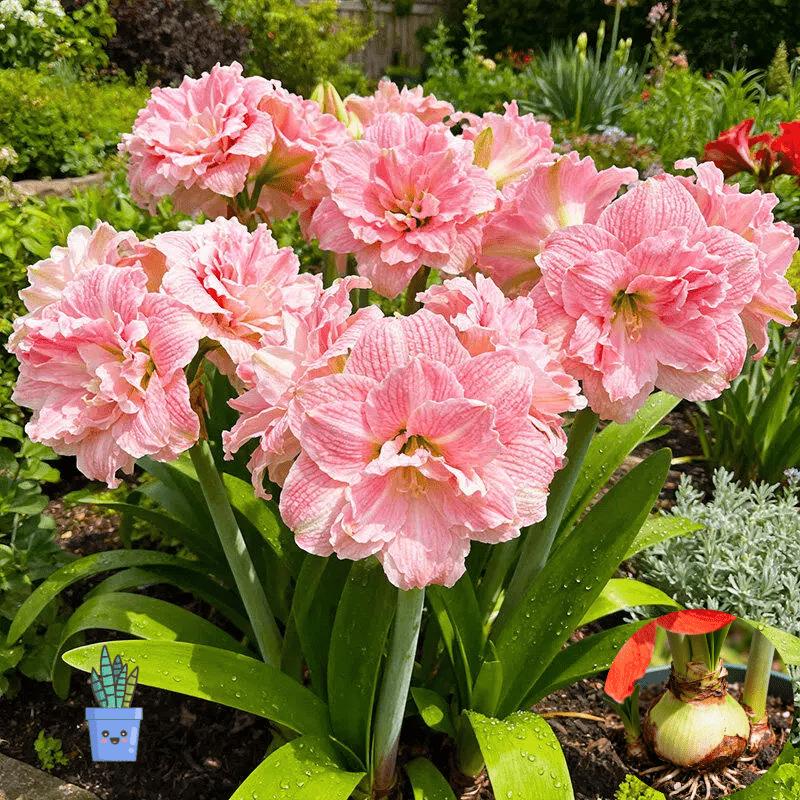 Angel flower ball, double-petaled, plump and plump, cold-resistant and heat-resistant, novice-friendly potted flowers, suitable for both indoor and outdoor, and can bloom in the same year after planting
