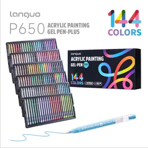 Languo 3D Diary Pen, 36/54/72/90/144 Colors, 1.0mm Fine Tip Gel Ink, Mixable, Vibrant, DIY Crafts, Student Art Supplies, Back-To-School Gift, Art Materials