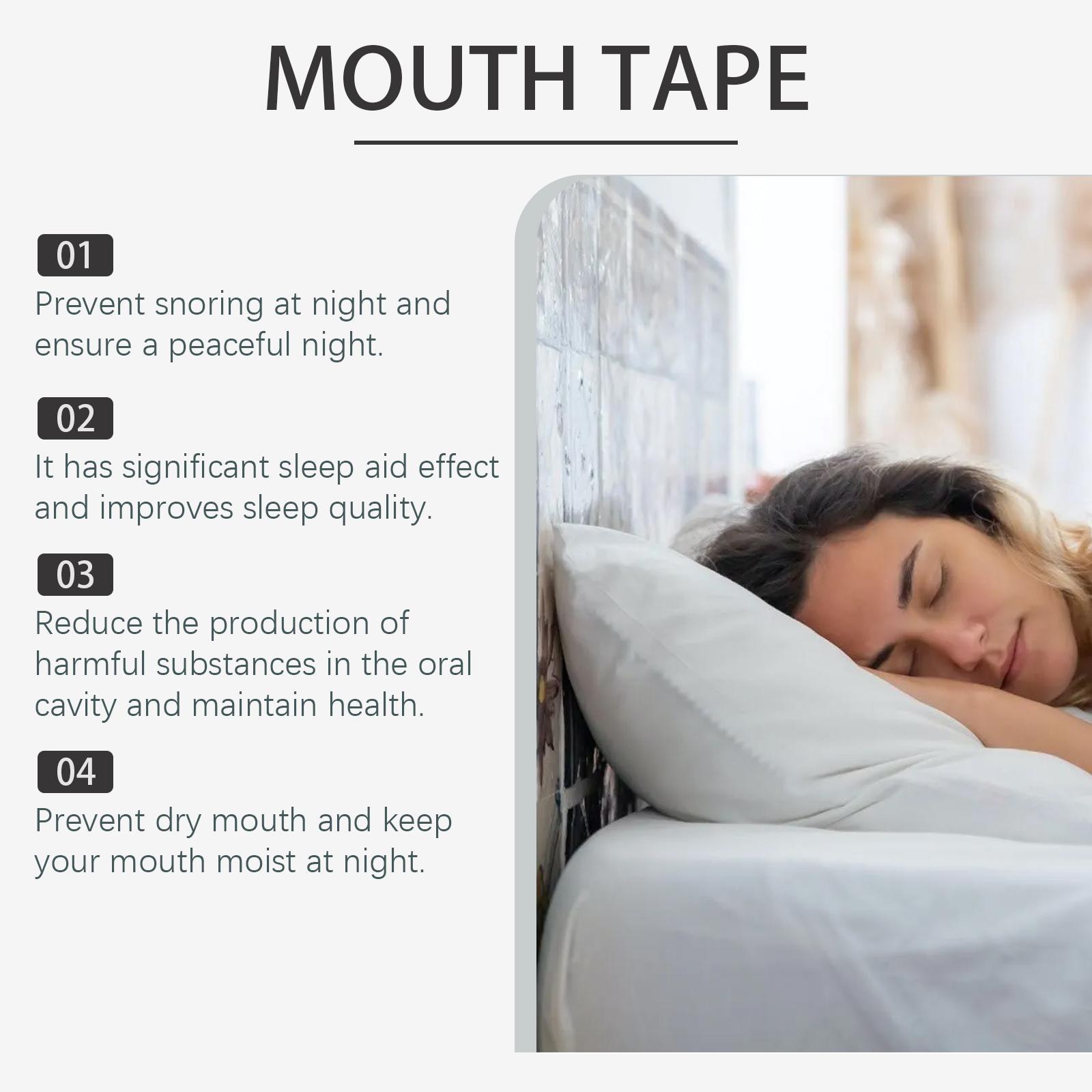 Houkea Anti-Snoring Patch: Quiet, comfortable, good sleep all night, corrects mouth opening for breathing, stops snoring, sealing patch