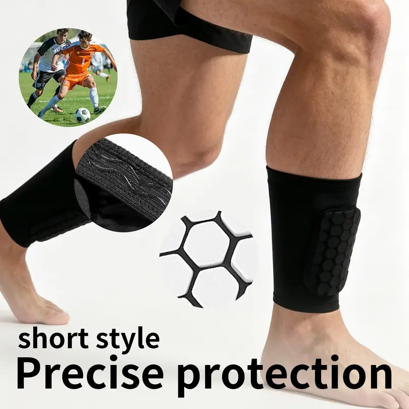 Short Ankle Protector, Honeycomb Impact Guard, Durable Breathable Sports Ankle Sleeve, Ankle Protective Compression, Ankle Stabilizer, Ideal for Football Training, Ankle Wrap