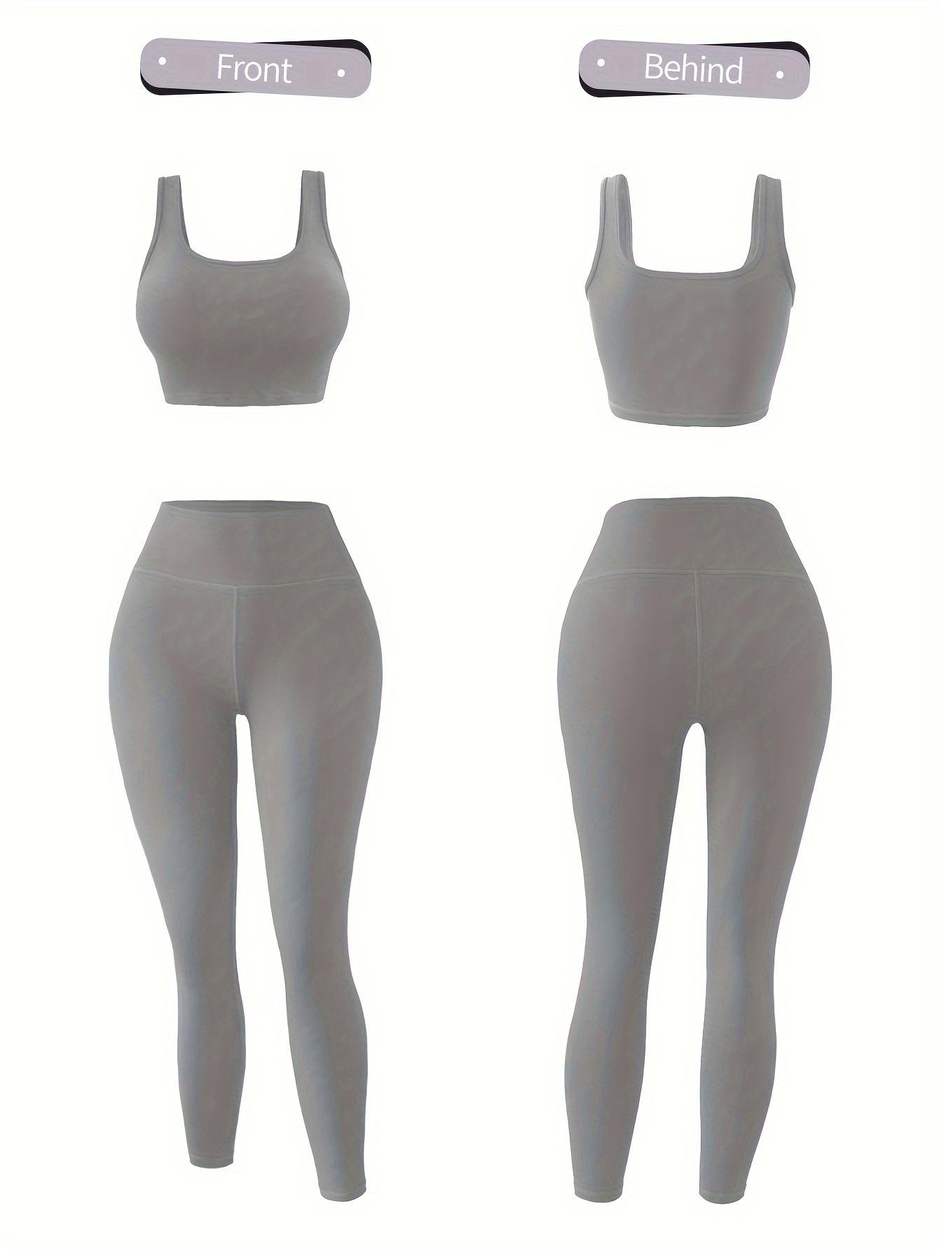 Amoyer 3-Piece Tracksuit Set for Women, fleece-lined zip jacket + top + high-waist pants, cozy winter activewear for gym, running, travel