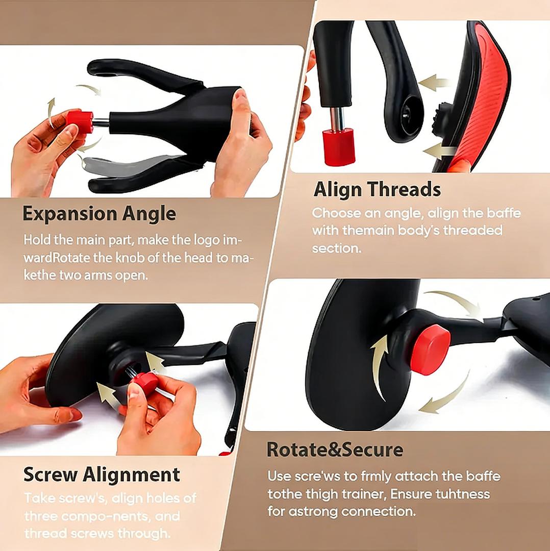 Kegel exercise equipment, pelvic floor muscle trainers, leg exercise equipment, home fitness equipment - suitable for both men and women