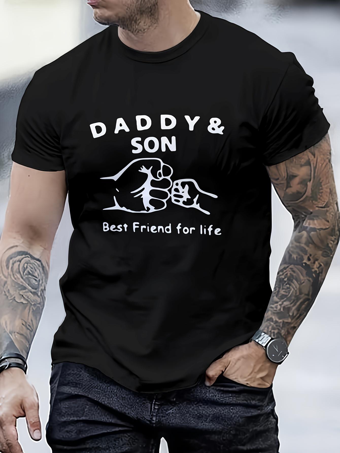 Camiseta de Manga Corta Estampada para Hombre de Verano