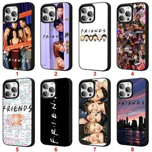 *Friends*-themed iPhone cases, compatible with the iPhone 11–17 Pro Max/Plus series and Samsung Galaxy S23–S25 series.
