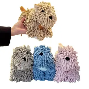 2026 New Cute Puppy Wall-Mounted Hand Towels, Super Absorbent Soft Decorative Towels for Kitchen, Bathroom, Machine Washable & Easy to Maintain