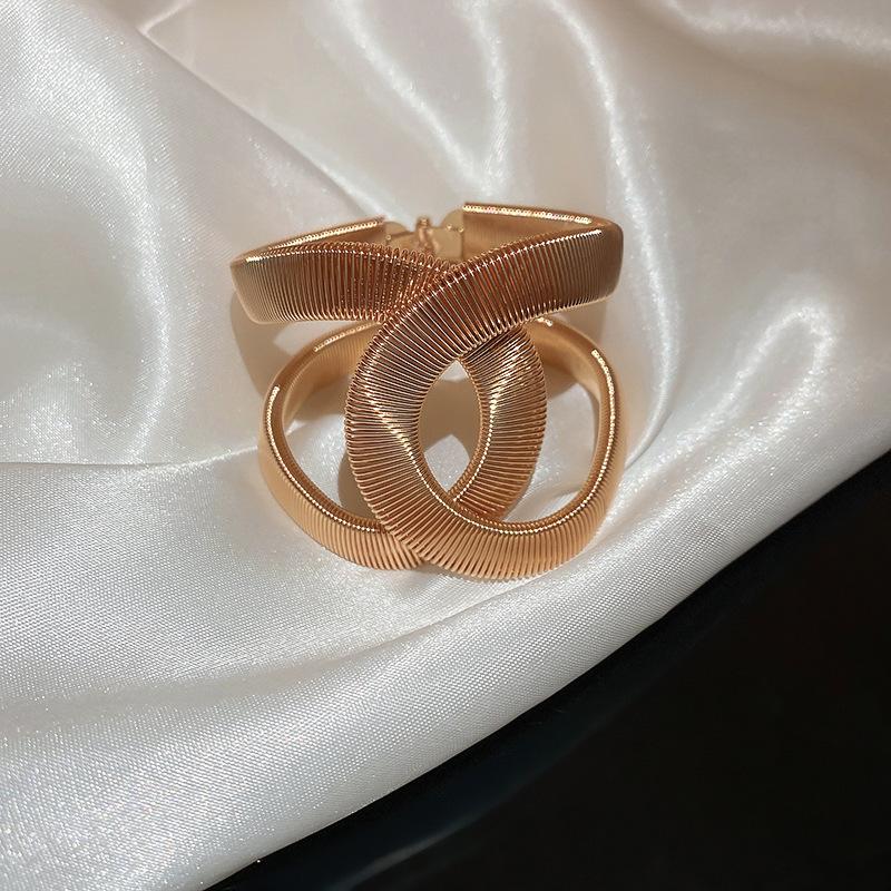 Silver Wide Cuff Bangle for Women, Minimalist Open Cuff Bracelet, Chunky Statement Jewelry for Daily Wear & Party