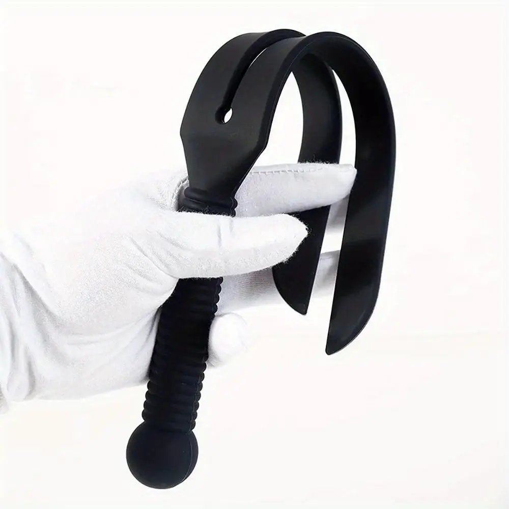 Silicone Riding Whip with Handle, Non-Slip Grip, Durable Equestrian Training Whip, Portable for Dressage, Cross Country, Western Riding, Sport
